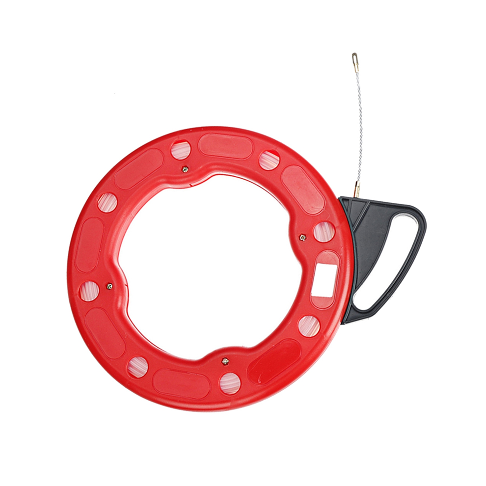 4Mm Cable Puller Fish Tape Reel Fiberglass Nylon Conduit Ducting Rodder Pulling Wire Fishing Tool 30M 4852398693298