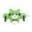 4-83MM Drill Guide Diamond Bit Glass Tile Hole Locator Saw Core Double Suction Cup Ceramic Tool 4