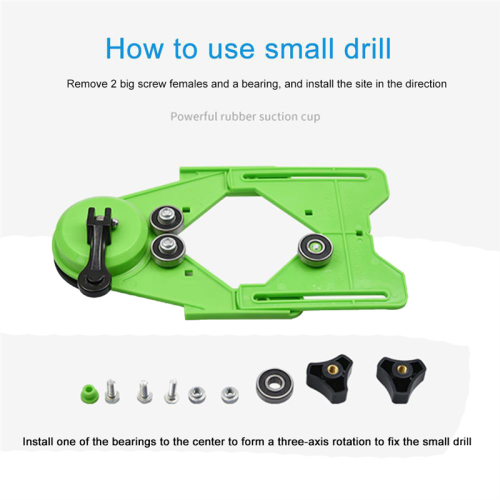 4-83MM Drill Guide Diamond Bit Glass Tile Hole Locator Saw Core Double Suction Cup Ceramic Tool 1