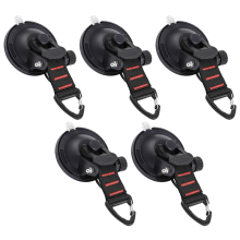5Pcs Heavy Duty Suction Cups Anchor, Multipurpose Camping Sucker Hooks for Home Outdoor Car Van Truck Awning Boat