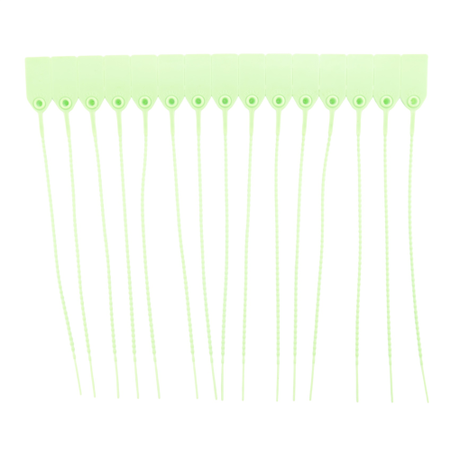 100 Plastic Tamper Seals, Numbered Zip Ties Tags,Disposable Self Locking Signage for ,Shipping,250mm D 1