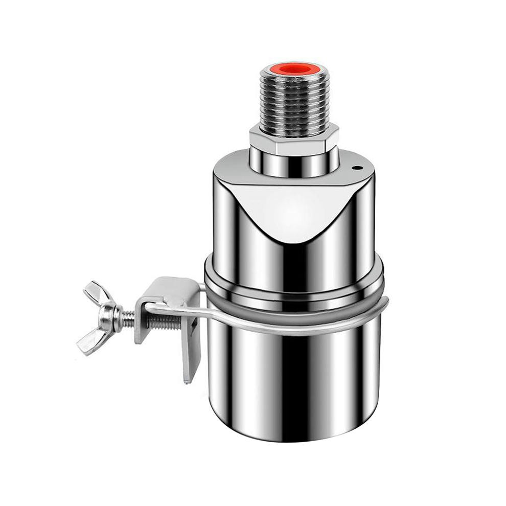 Photos - Tap / Valve / Fitting Jehiatek Automatic Water Level Control Valve 1/2 Inch Stainless Steel Float Ball for Tank Swimming Pool Straight with Clip 