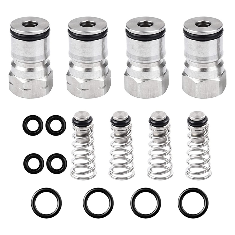 2 Pairs Cornelius Type Ball Lock Posts,Stainless Steel Poppets and Springs,Poppet Female Thread Gas + Liquid-image-OPC-PJ88929-NEW