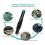 Double Ring Desoldering Suction Pump Plastic Powerful Solder Vacuum Sucker Desolder with Extra 5 Nozzles 5