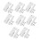 Window Sash Locks, 8 Pack White Locks & Latches Replacement for Anti-Theft Protect Family Security 6