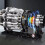 V8 Engine Turbojet Engine Model Mechanical Creative Building Block toy 5