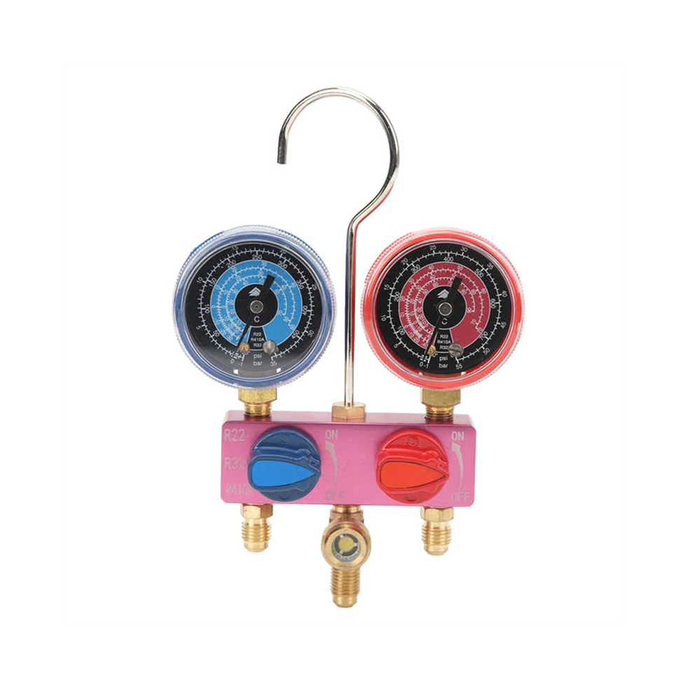 M02 Refrigerant Diagnostic Manifold Gauge G1/4 Condition Manometer Pressure Refrigeration Tool For R22/32/R410a 4852398699160