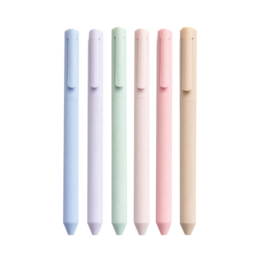 Photos - Notebook Jehiatek 6 Pack Colored Gel Pen Pastel Ink Colors Quick Dry Fine Tip 0.5mm Office Supplies Writing Journal 