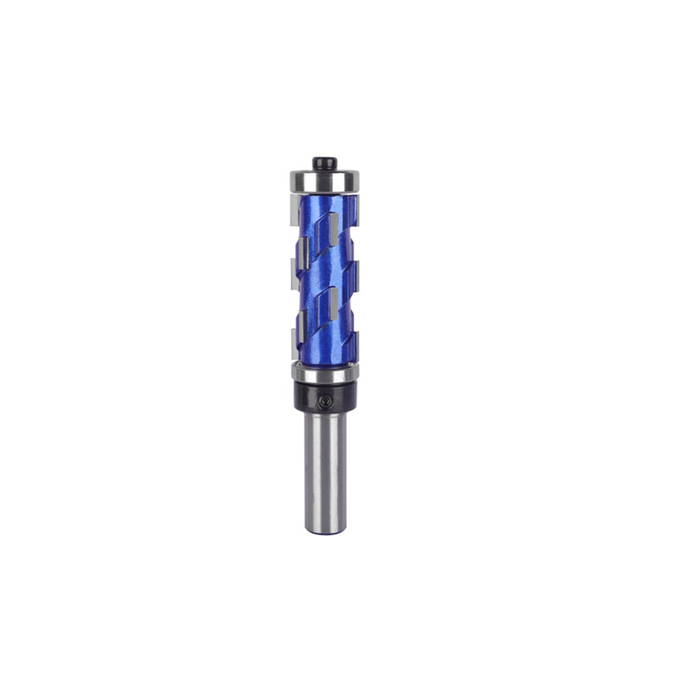 Milling Cutter 12.7Mm Shank 45Mm Flush Trim End Mill Solid Carbide Spiral Double Bearing Cnc Router Bit For Wood 4852398604980