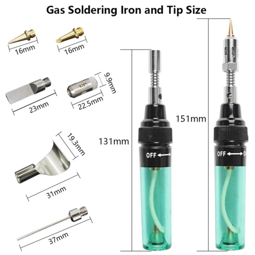 Gas Soldering Iron Set MT-100 Pneumatic Lo Kit Multifunctional 2