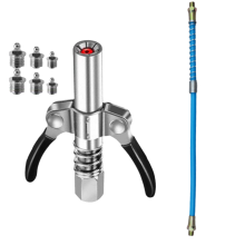 Grease Coupler Heavy-Duty Quick Release NPTI/8 10000 PSI Two Easy to Oil Injector
