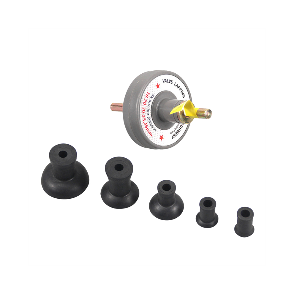 Valve Lapping Tool Attachment Pro Car Repair +5 Suction Plates Electric Grinding Set 16/20/30/35/45Mm 4852398603730