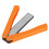 Double Sided Diamond Sharpener, Handheld Fine Coarse Diafold Blades Sharpening Stone 400/600 Grit Orange 8