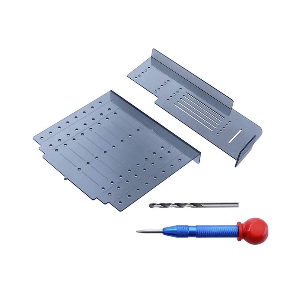 Photos - Power Tool Accessory Jehiatek Kitchen Cabinet Pulls Installation Jig Drill Mounting Template for Knobs Handles Drawer 