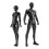 PVC Model with Box Drawing Figure Models for Artists(Female+Male,Black) 8