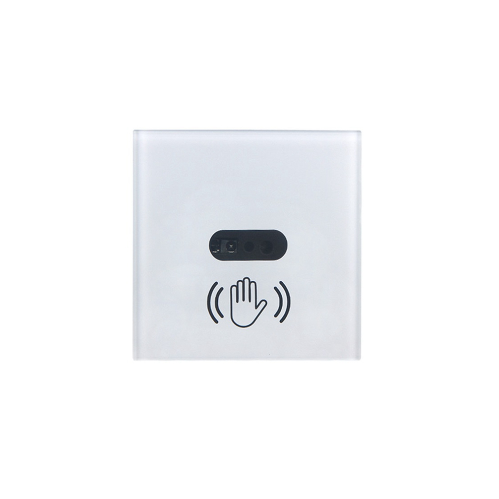 Wall Smart Light Switch Infrare IR Sensor No Need Touch Glass Screen Panel Electrical Power on Off Lamp EU Plug