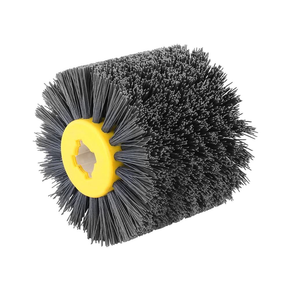 Abrasive Nylon Drawing Wheel Polishing Burnishing Brush 120Mm X 100Mm For Flat And Irregular Wood, Stone, Grit: 80 4852398610080