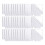 36Pcs Acrylic Sheet Clear Cast for LED Light Base, Thick Blanks, Square 8