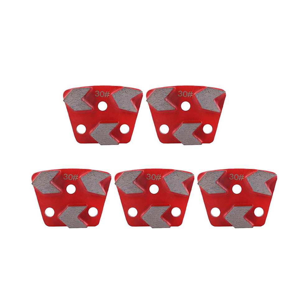 5Pcs Diamond Floor Grinding Pad Disc 30 Grit Metal Bond Scraper For Grinder Concrete 4852398608780