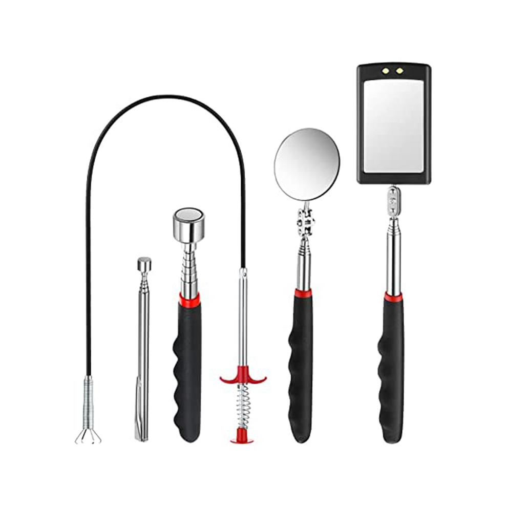 5Pcs Telescoping Magnet Pick Up Tool Set Extendable Claw Bendable Spring For Home Sink Drains Kitchen 4852398608469