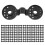 100PCS Shade Net Clips Hooks Fixing Cloth Plastic Fix Clamp Grommet Installation Black 8