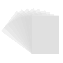 36Pieces Shrink Plastic Sheets, Dink Film Sheets Blank Paper for DIY Ornaments Craft