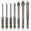 Tile Drill Bit Concrete Cement Multi-Function Punch Hole Opener Four-Edged Triangular Set Carbide 3