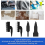 Reciprocating Saw Scraper Blade Set, Black Reciprotools Attachments and Adapters for Saws, 4-Piece 5