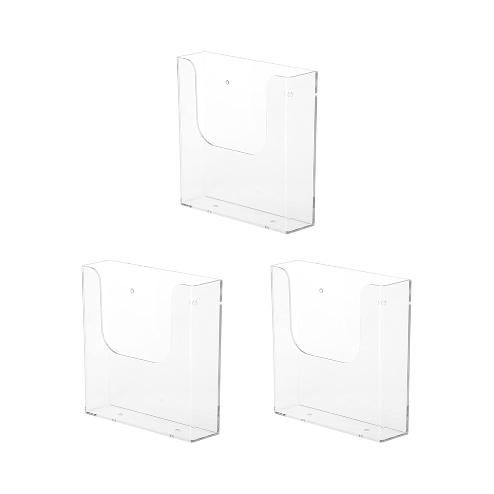 Photos - File Folder / Lever Arch File Jehiatek Wall Mounted File Organizer Transparent Holder Folder A5 for Home Office