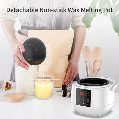 Candle Making Wax Melting Pot,Wax Melter for Making,LED Temperature Display Adults Beginner,Soy US Plug 2