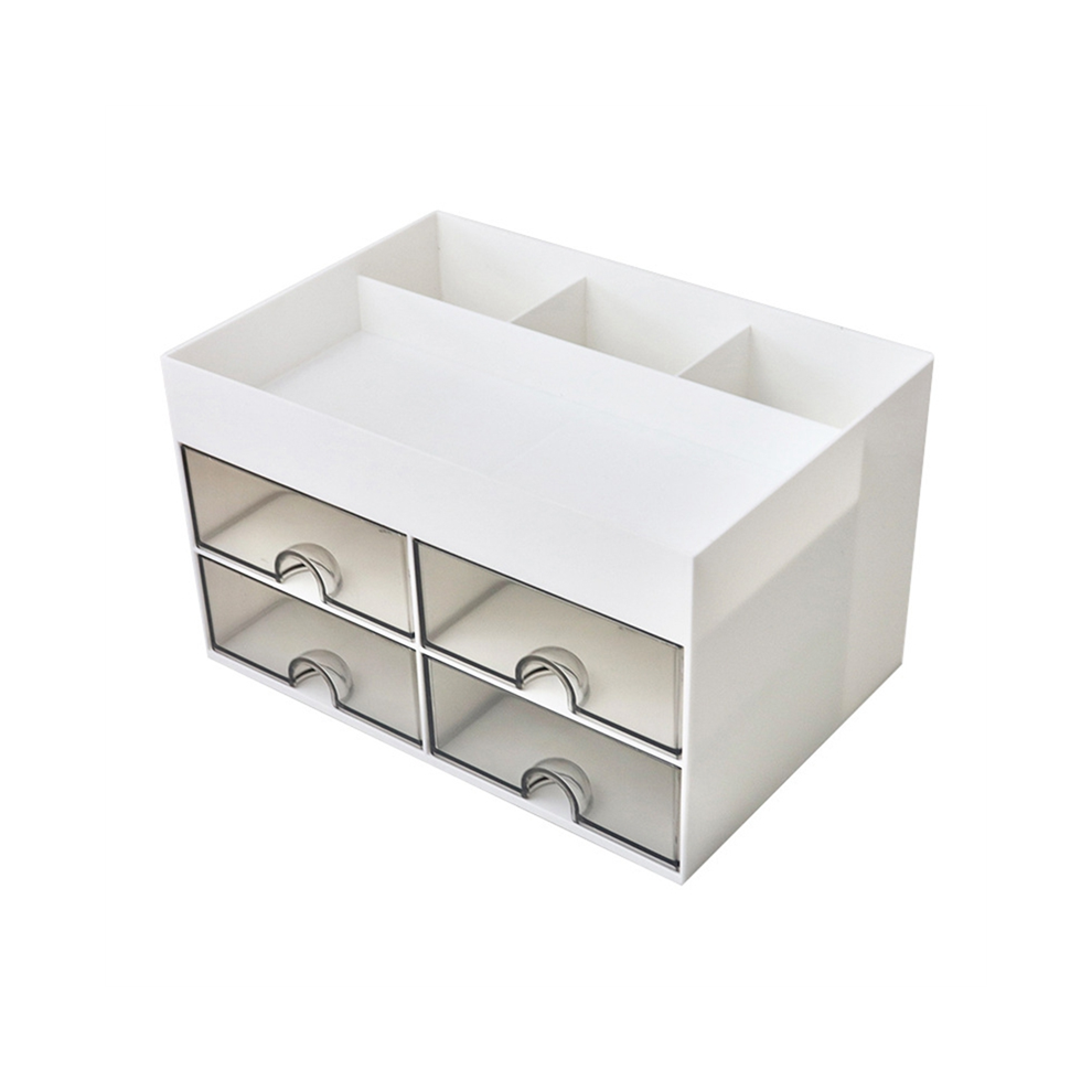 Multifunctional Desk Organizer, Organizer with 4 Drawers White-image-OPC-PJ88G5B-NEW