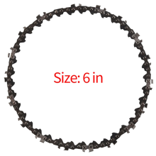 10PCS 6 Inch Chain and Guide Rail Set for Mini Saw Special Hardware Tool