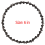 10PCS 6 Inch Chain and Guide Rail Set for Mini Saw Special Hardware Tool 1