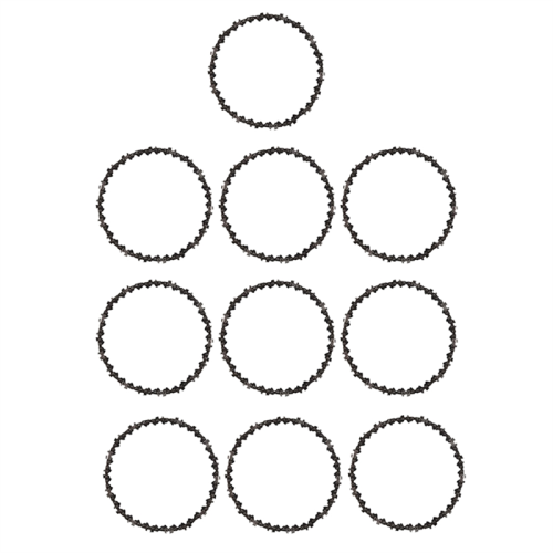 10PCS 6 Inch Chain and Guide Rail Set for Mini Saw Special Hardware Tool 1