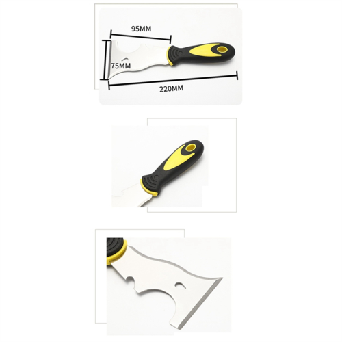 Paint Scraper 10 in 1 Multi-Use Painters Tool, Tool For Wood,Scraper with Hammer End, Spackle 2