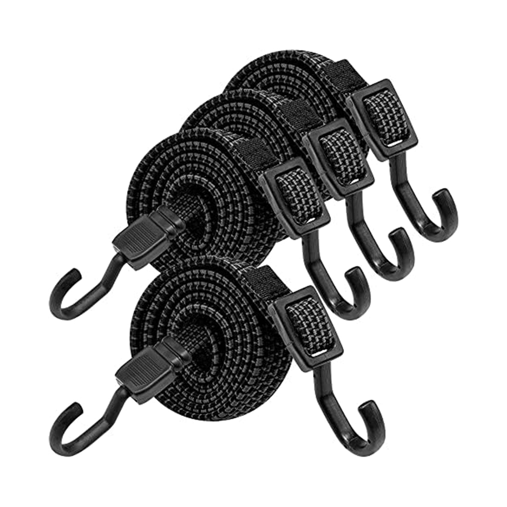 Bungee With Hooks,4Pcs Expanders Hooks,100Cm Adjustable Elastic Strap For Bicycle Carriers,Motorcycles 4852398616716