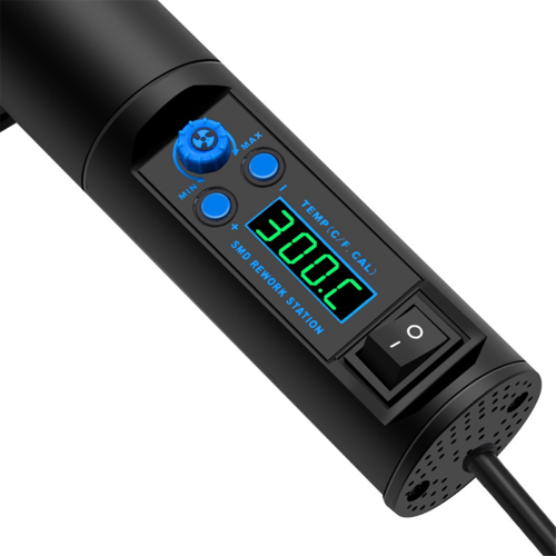 Temperature Adjustable Hot Hair Dryer Portable Digital Welding Tool (EU Plug) 2