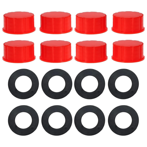 Gas Can Coarse Thread Cap Solid Transportation Caps 8Packs 1