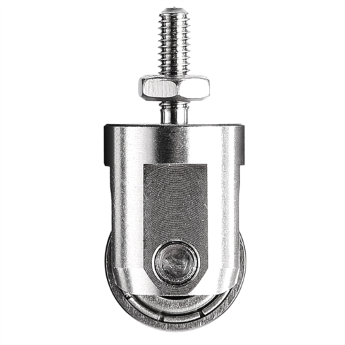 Roller Contact Point for Dial Indicator 10mm Diameter Wheel M2.5 Thread Stainless Steel Measuring Head 2