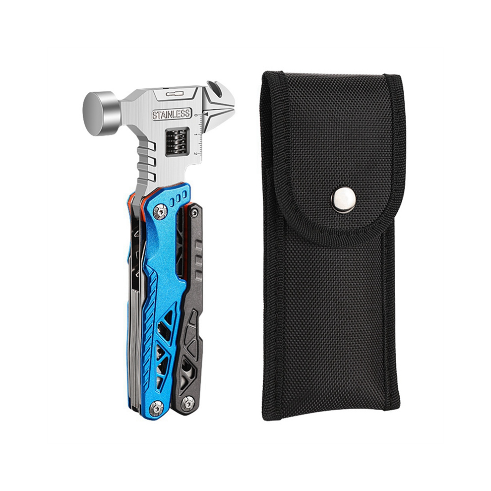 Multifunctional Round-Headed Hammer Folding Nail Pliers Emergency Vehicle-Mounted Combined Integrated Tool 4852398623257