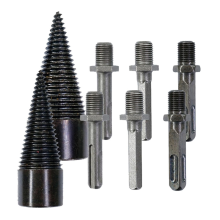 Split Drill Bit, Easysplit Easy Wood Log Bit Steel Firewood Splitter (32/42mm)