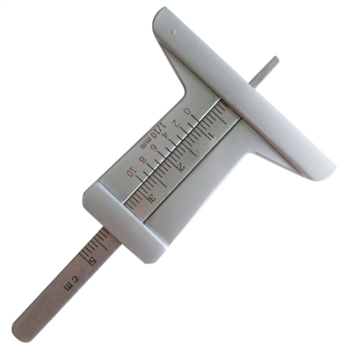 Car Tire Pattern Measuring Ruler Mini Stainless Steel Inspection Depth Vernier Caliper Tools