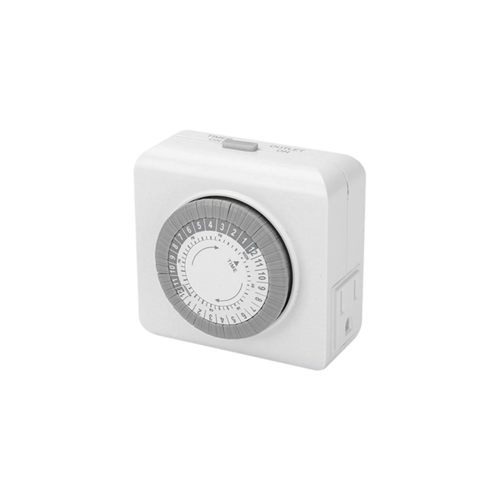 Hu11m Timing Socket Intelligent Mechanical Time Switch 24 Hours Cycle Timer 4852398630491