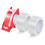 3 Roll Clear Packaging Tape Dispenser, Heavy Duty Refills for Shipping Mailing 8