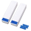 200PCS Plastic Blade Double-Edged Set Safety Glass with to Remove Sticker Label Blue. 7
