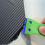 200PCS Plastic Blade Double-Edged Set Safety Glass with to Remove Sticker Label Blue. 5