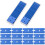 200PCS Plastic Blade Double-Edged Set Safety Glass with to Remove Sticker Label Blue. 8