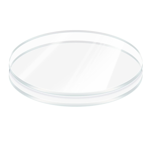2 Pieces 6mm Thick Round Acrylic Glass Sheet, 6Inch Diameter Clear Circle, Cake Disk Sheet Backdrop