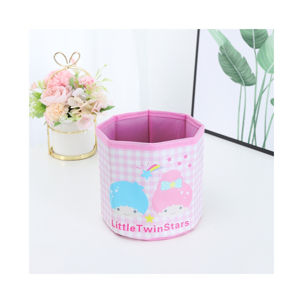 (Twins) Collapsible Desktop Grid Organizer With Kuromi Melody Print For Daily Design-image-OPC-PJ88NGQ-NEW