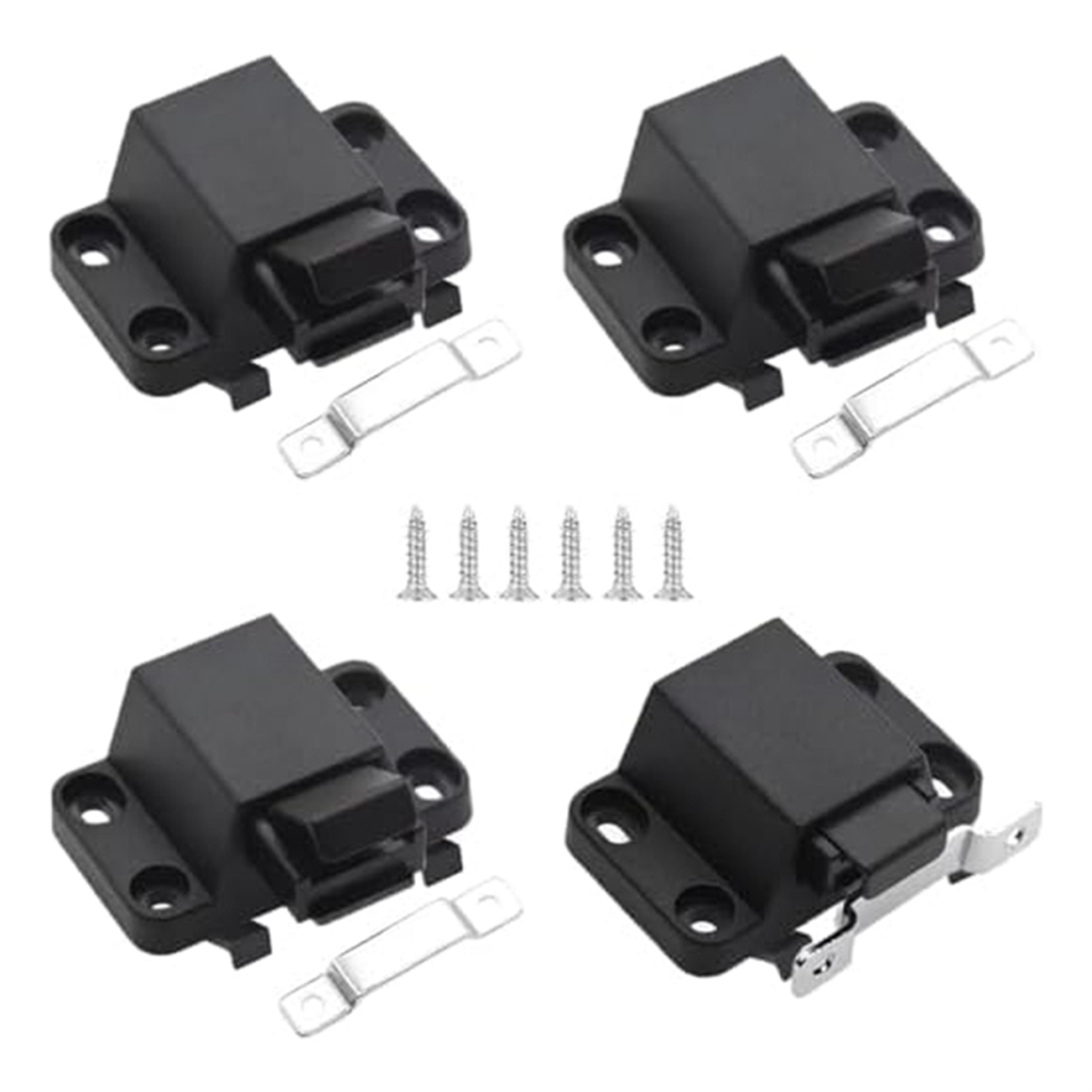 Self Closing Push Door Latches Hardware Kitchen Cabinet Drawer Locks Pull Tips On Rv Wardrobes 4852398635229